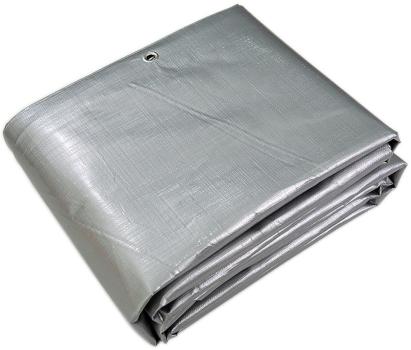 Prelată ranforsată 3x4 m din polietilenă 260 g/mp, impermeabilă, cu inele metalice 12 mm UV+