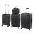 Set valize Leziter TraveLux Urban XXIV, 4 piese cu roti 360°, negru