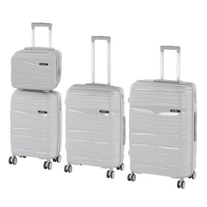 Set valize Leziter TravelLux Voyager, 4 piese, polipropilena, roti 360°
