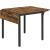 VASAGLE Masa de bucatarie sau living, extensibila, pentru spatii mici, stil industrial, 75x78x85/120cm, maro Household NewTrend