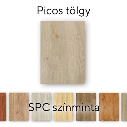 Eșantion parchet SPC Leziter Picos Oak 30×18 cm – mostră culoare stejar