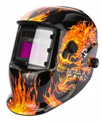 Cască de sudură automată Powermat LCD DIN 9-13, solar + CR2032, PM-APS-600T1