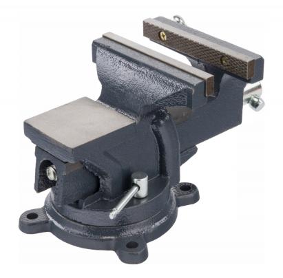 Menghină rotativă Powermat 125 mm, 360°, din fontă cu nicovală din oțel