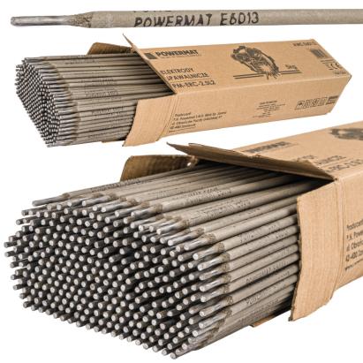 Electrozi sudură rutil Powermat E6013 2,5 mm, pachet 5 kg (MMA)