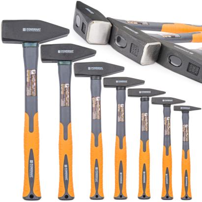 Set 7 ciocane de lăcătuș Powermat PM-MSL-Z7T, mâner fibră de sticlă