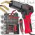 Pistol de sudat plastic Red Technic RTZDP0034, 70W, 750°C, kit cu 200 capse