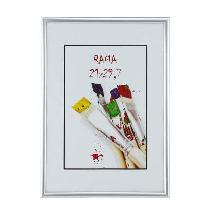 Ramă foto Grayson A4 21x29,7 cm, gri, pentru birou sau perete, stil clasic