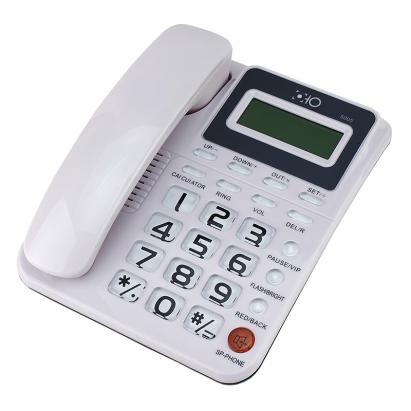 Telefon fix OHO alb cu ID apelant FSK/DTMF, handsfree, memorie si calendar