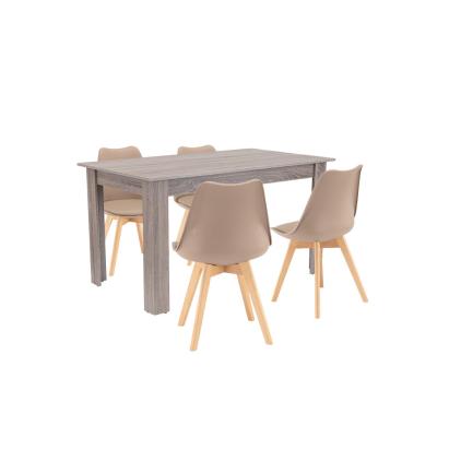 Leziter Set de masă Zara 4+1 bej-stejar York