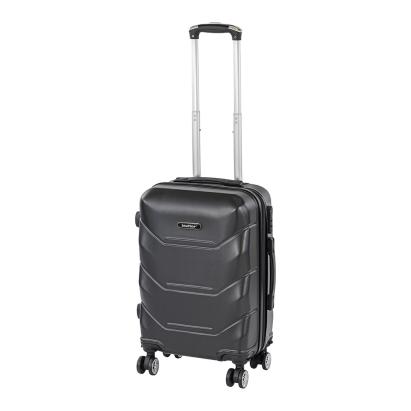 Valiză de cabină Leziter TravelLux Max hard top, roți detașabile, 35x55x20 cm, neagră