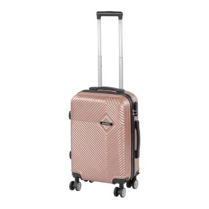 Valiză de cabină Leziter TraveLux Pro 55x40x20 cm, roți detașabile, rose gold