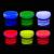 Set vopsea UV neon colorata, 6 nuante fluorescente, recipient 100 g