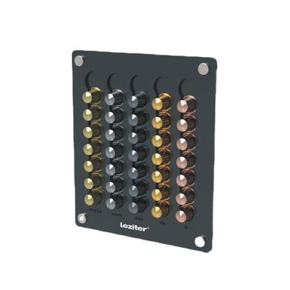 Suport de perete Leziter pentru capsule cafea, 30 buc, acrilic modern