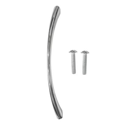 Mâner mobilier Leziter Bianca 108 mm, cromat, metal, cu șuruburi incluse