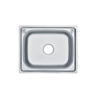 Chiuvetă pătrată din inox Leziter Mont, 1 cuvă, 50x40x17 cm