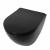 WC suspendat Leziter Delano rimless, negru, cu capac soft close