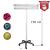 Lampă bactericidă UVC portabilă 2x55W cu stativ telescopic și reflector, 60 mp