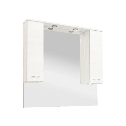 Dulap de baie cu oglindă Leziter Vanessa 105, suspendat, alb, cu LED