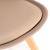 Set 8 scaune de dining Leziter Silla bej, cu sezut confortabil si picioare din fag