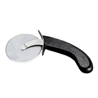 Tăietor de pizza Mirpol din oțel inoxidabil cu mâner ergonomic din lemn