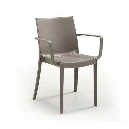 Leziter Scaun de grădină din plastic Victor, model cappuccino