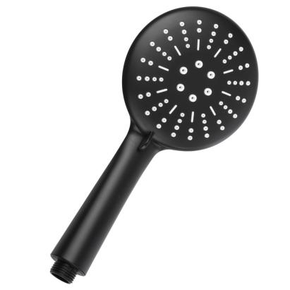 Duș manual Kerra VESTA negru mat PVD, 3 funcții, Ø 12 cm