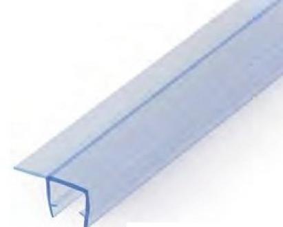 Garnitură de etanșare tip F Kerra, 2 m, pentru uși de duș din sticlă 4–5 mm