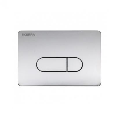 Placă de acționare WC Kerra Pacific, cromată, dublă comandă, pentru K-50 Slim