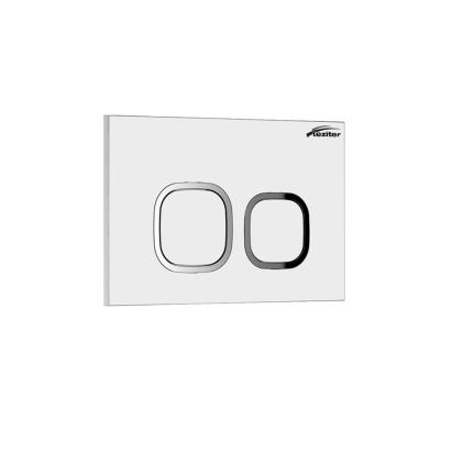 Placă de toaletă Leziter Roya 083, albă, din ABS – 246 x 165 mm