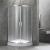 Cabină de duș curbată Leziter Spirit Matt 90x90x194 cm cu cadită acrilică
