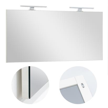 Oglindă de baie Leziter Cube 120, 120x60 cm, montaj pe perete, design clasic