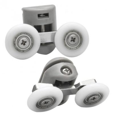 Set 2 role duble superioare Kerra Z1GORGO Z1 pentru cabină de duș, 25 mm