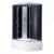 Cabină de duș Leziter Cora 120x80 cu tavă adâncă, montaj stânga