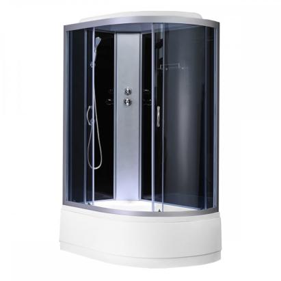 Cabină de duș Leziter Cora 120x80 cu tavă adâncă, montaj stânga