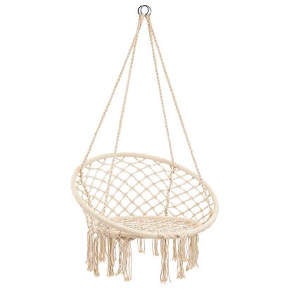 Leziter scaun hamac suspendat Cardenas bej, 80x60x120 cm, 180 kg