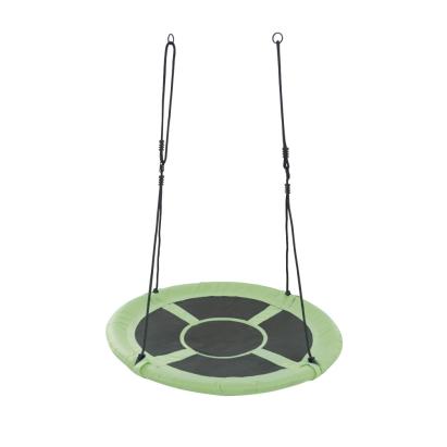 Leagăn tip cuib de barză Mirpol pentru grădină, 95 cm, verde, 150 kg