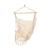 Scaun hamac suspendat Leziter Puerto bej, 130x100 cm, perne incluse