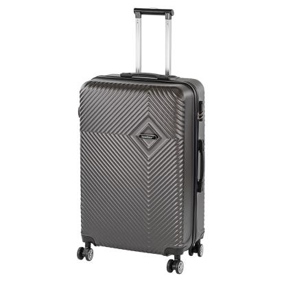 Valiză mare Leziter TravelLux Pro hardtop 50x78x30 cm, gri închis