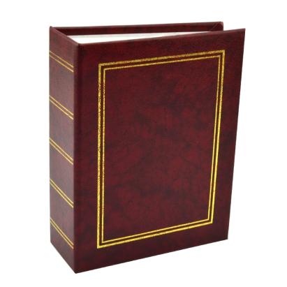 Album foto tip carte 13x18, pentru 100 fotografii, coperta visiniu eleganta