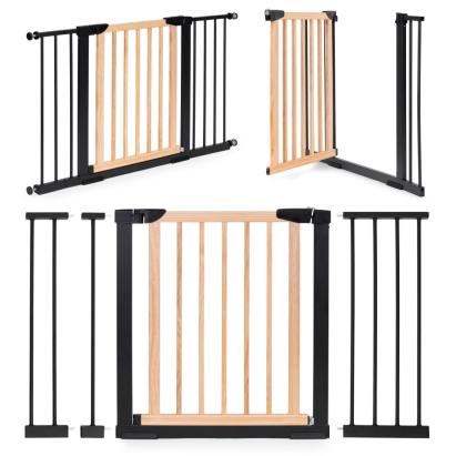 Poartă de siguranță Homelux 74–130 cm pentru scări și uși, metal și lemn