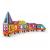 Set construcție magnetică tren DIY, 71 piese geometrice multicolore, 3+ ani