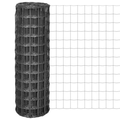 Euro gard, gri, 10 x 1,2 m, oțel GartenMobel Dekor