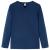 Tricou pentru copii cu mâneci lungi, bleumarin, 104 GartenMobel Dekor
