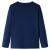 Tricou pentru copii cu mâneci lungi, bleumarin, 104 GartenMobel Dekor