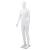 Corp manechin masculin, cu suport din sticlă, alb lucios 185 cm  GartenMobel Dekor