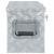 Cutie din aluminiu, 76,5 x 26,5 x 33 cm, argintiu GartenMobel Dekor