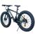 Bicicletă Fat Bike 26 inch, cadru 17 inch, Shimano 21 viteze, frâne pe disc, negru/verde
