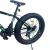 Bicicletă Fat Bike 26 inch, cadru 17 inch, Shimano 21 viteze, frâne pe disc, negru/verde
