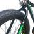 Bicicletă Fat Bike 26 inch, cadru 17 inch, Shimano 21 viteze, frâne pe disc, negru/verde
