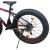 Bicicletă Fat Bike 26 inch, 21 viteze Shimano, anvelope 4 inch, frâne pe disc, negru-roșu